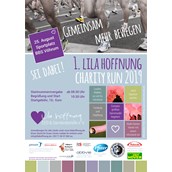 Lauf - Plakat - 1. Lila Hoffnung Charity Run