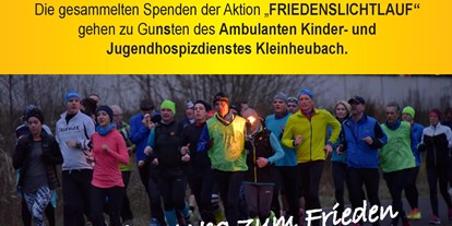 Lauf suchen - Hessen Süd - Veranstaltungsplakat - Friedenslichtlauf